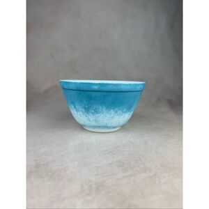 Vintage 1950s Pyrex #401 Primary Blue Nesting Mixing Bowl 11/2 Pt READ